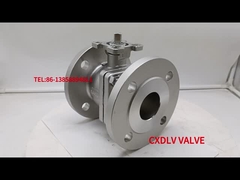 DIN PN16 Flanged Ball Valve Stainless Steel 1.4409 With lSO5211 TOP