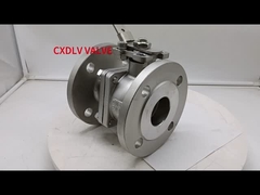  Flanged Ball Valve with Lockable Handle Lever