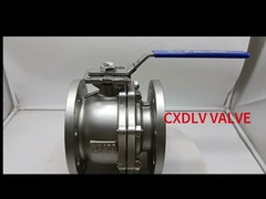 1.4408 Floating Ball Valve with ISO5211 Mount Pad TOP