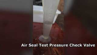 Air Seal Test Pressure