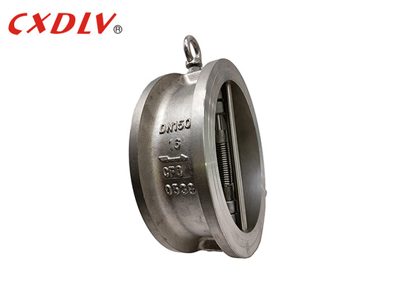 Wafer Dual Discs Check Valve Butterfly Type Body CF8