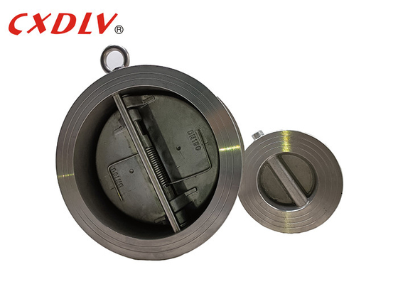 H77X-150LB Wafer Dual Plate Check Valve Stainless Steel Soft Seat EPDM Metal DIN PN16