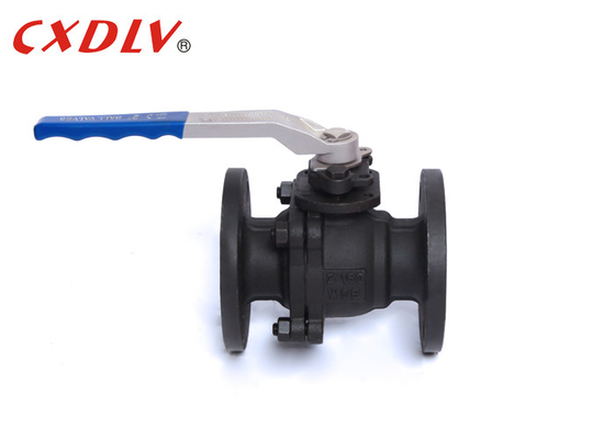 DIN PN16 WCB Flanged Ball Valve 2PC Stainless Steel