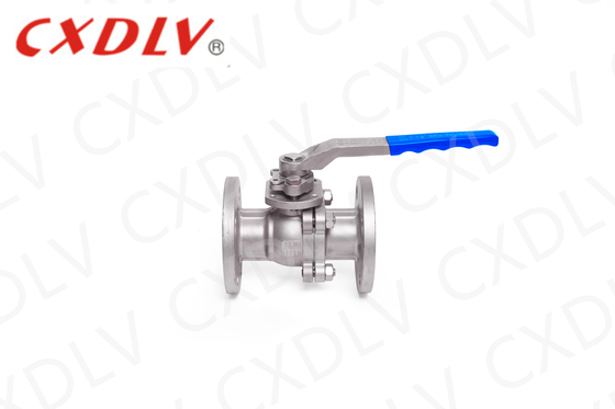 CF8 Flanged Ball Valve with RPTFE or Develon Seat Material for Oil and Other Fluids