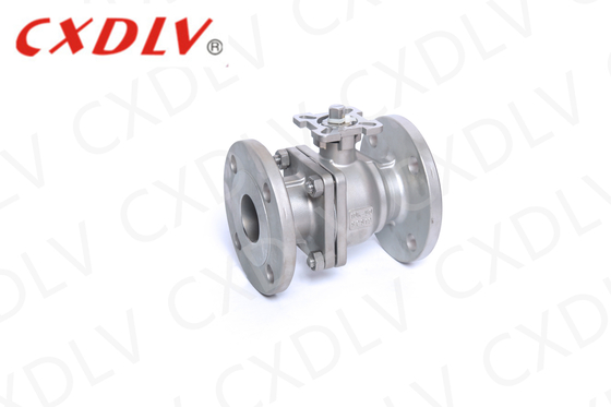 Electric Actuator Direct Mounting Stainless Steel Ball Valve Flange Type DN50 DN200