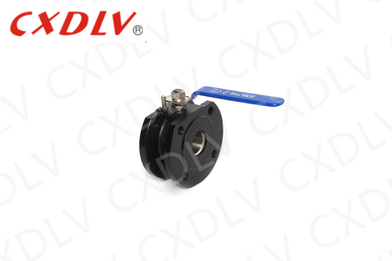 Adjust or Cut Off Oil Water Gas Pulp or Fibro with Wafer Flanged Ball Valve