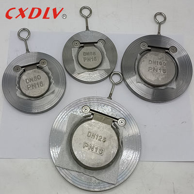 PN16 Carbon Steel Swing Check Valve Wafer Pattern