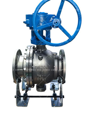 Stainless steel carbon steel fixed ball valve, manual flanged ball valve Water, oil, gas