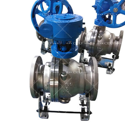 Stainless steel carbon steel fixed ball valve, manual flanged ball valve Water, oil, gas
