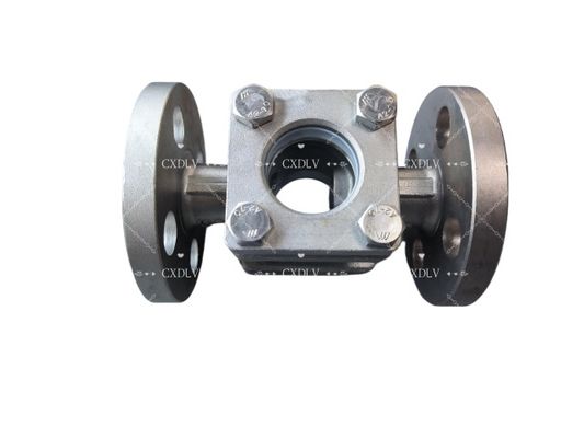 ASTI16.5 Flanged Inspection Window Visual Pipeline and Vessel Inspection with Flow Indicators