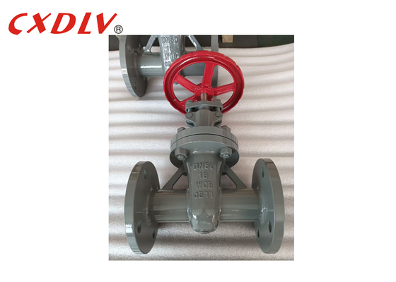 A216 WCB Flanged Gate Valve Non-rising Stem with Handle Wheel