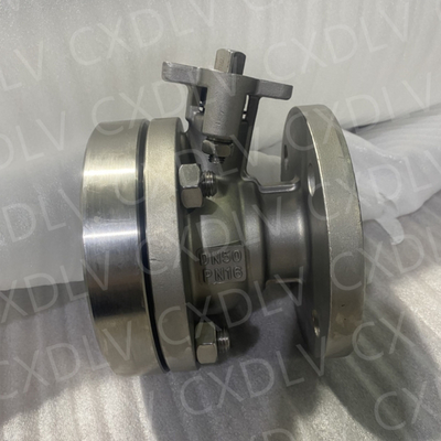 Stainless Steel Tank Bottom Flanged Ball Valve with Diameter Change for Industrial Fluid Control