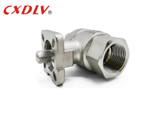 CF8M 1000wog Hydraulic NPT Connection 1 Inch Threaded Ball Valve With ISO5211 TOP