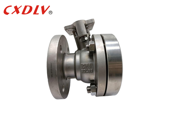Pneumatic Tank Bottom Valve With ISO Mounting Pad Stainless Steel