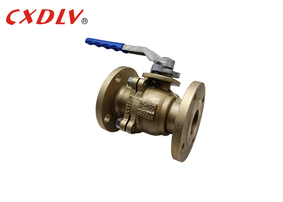 Aluminum Bronze 2-PC Body Floating Ball Valve With Lever Operation for Marine Project