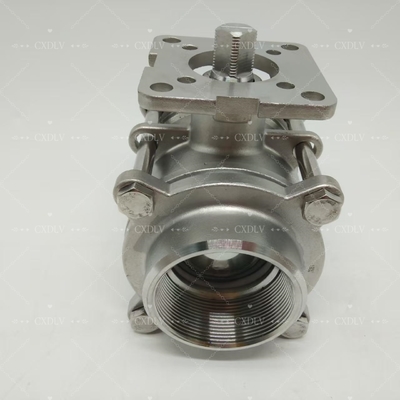 Electric/ pneumatic stainless steel  threaded ball valve - NPT connection 2pc way ball valve