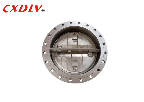Dual Plate Check Valve Flange Ends Duplex Stainless Steel 2205 Body PN10