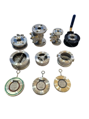 CF8M Flap Check Valve Factory Direct Sale of High Quality Stainless Steel Silver OEM Standard Dual Plate Check Valve General