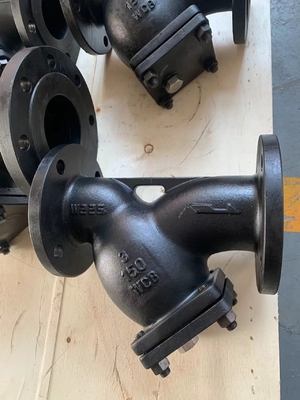 Duplex Stainless Steel Y-strainer flanged end CF8/CF8M DN 100 Flange Connetio