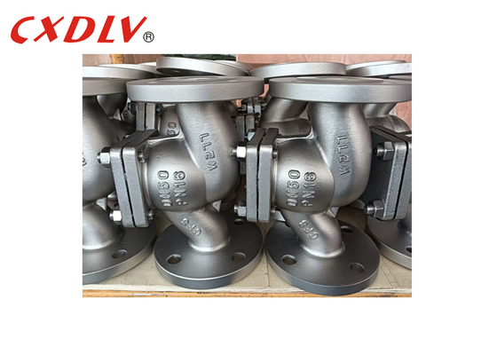 Non Slam Stainless Steel Lift Type Check Valve DN50 PN16 Flange Connection