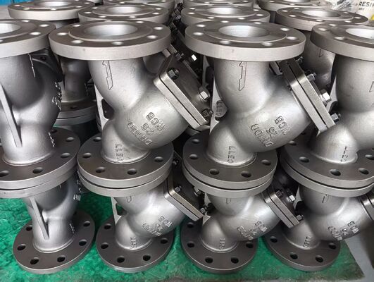 Durable Y Strainer Valve made of Duplex Stainless Steel designed to protect pipelines by filtering debris and particles effectively