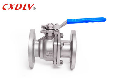 DIN Double Flanged Ball Valve ISO5211 Pad with Handle or Actuator