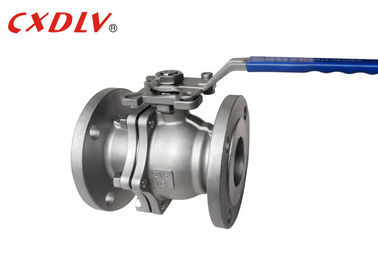 JIS 20K 2PC Cast Steel Ball Valve ISO5211 Direct Mounting Pad for Motor