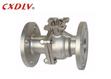 PN16 High Mounting Pad 2PC Full Port Ball Valve DN50 CF8 Floating Valve