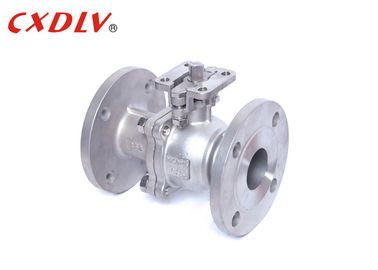 Electric Actuator High Pressure Full Port Two Piece Ball Valve Double Flange Ends