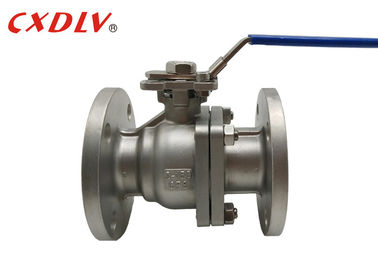 Class 150LB CF8 Stainless Steel Flanged Ball Valve 2 Inch Operating By Handle