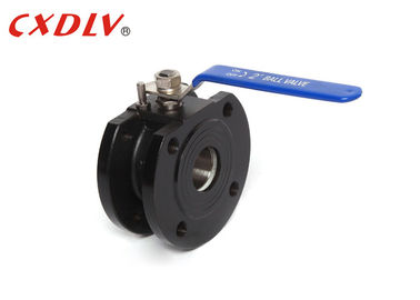 WCB Carbon Steel Wafer Thin Flanged Ball Valve with Stainless Steel Handle