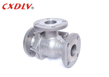 3 Way Ball Valve Stainless Steel Direct Mounting Pad for Motor Actuators Automation