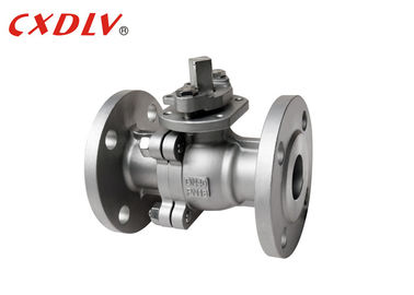 Handle Operated Full Port Flanged Ball Valve Double Flange Ends GB Standard