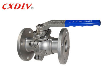 PN16 Stainless Steel Flanged Ball Valve DN50 Handle SS304 SS316 WCB