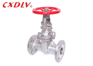 Metal Seated Flanged Gate Valve Stainless Steel CF8 / CF3 For Gas Oil
