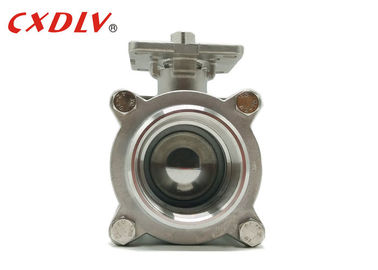 CF8 CF8M BSPT Screw 6 Inch Threaded Ball Valve with High Platform for Direct Mounting