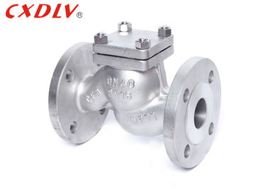 Durable Globe Stop Lifting Check Valve Flange Connection Style