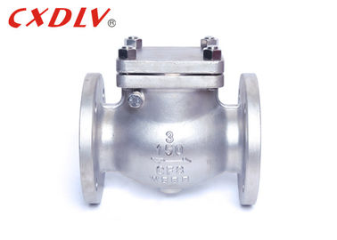 Stainless Steel Double Flange Type Swing Non Return Valve For Water Supply