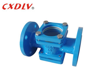 PN16 Flow Industrial Sight Glass Casting Steel WCB DN50  Blue Customize Color