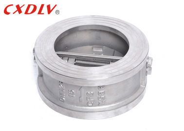 Butterfly Type Dual Plate Wafer Check Valve Stainless Steel For Oil Water Gas
