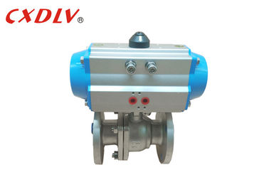 Double Acting Flange Pneumatic Actuated Ball Valve Control Valve 150LB
