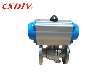 Double Acting Flange Pneumatic Actuated Ball Valve Control Valve 150LB