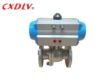 SS316 2PC Full Port Air Pneumatic Actuated Ball Valve Q641F JIS10K 50A