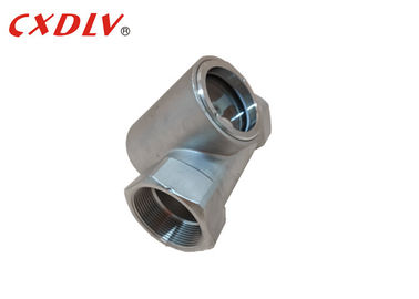 Stainless Steel Threaded Screw Flanged Sight Glass For Water Oil Chemicals