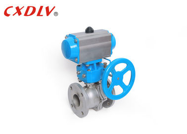 Actuator Floating Ball Valve Handwheel Manual Override Customized Color