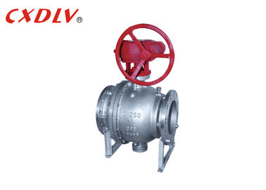 Stainless Steel Ball Valve with Trunnion Mounting for Low Operating Torque