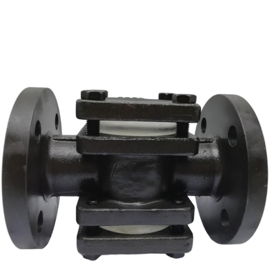 ASTM B16.34 Compliant Flanged Sight Glass for High Pressure Industrial with Tempered Glass for LPG Flow