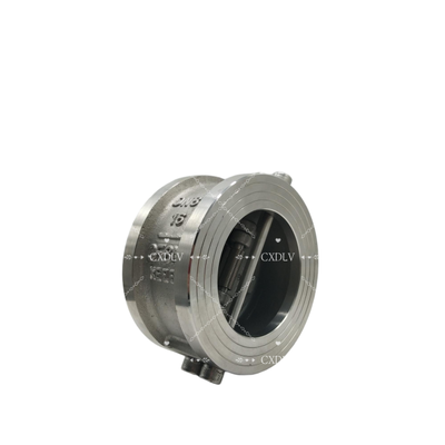 Stainless Steel Dual Plate Check Valve Wafer Type SS316 SS304 Suitable for PN16 and PN25 Pressure Classifications