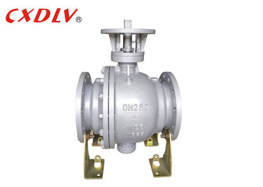Stainless Steel Ball Valve with Trunnion Mounting for Low Operating Torque