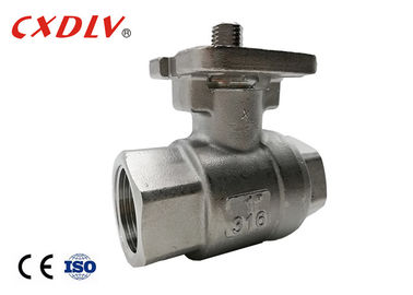 2PC Stainless Steel 316 Ball Valves 1000WOG with Mounting Pad